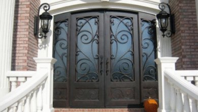 cheap wrought iron doors