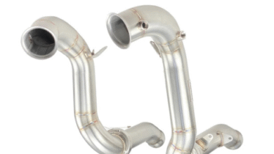 Mercedes AMG GT63 downpipe install