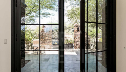 Wholesale iron patio doors