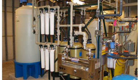 commercial deionized water system